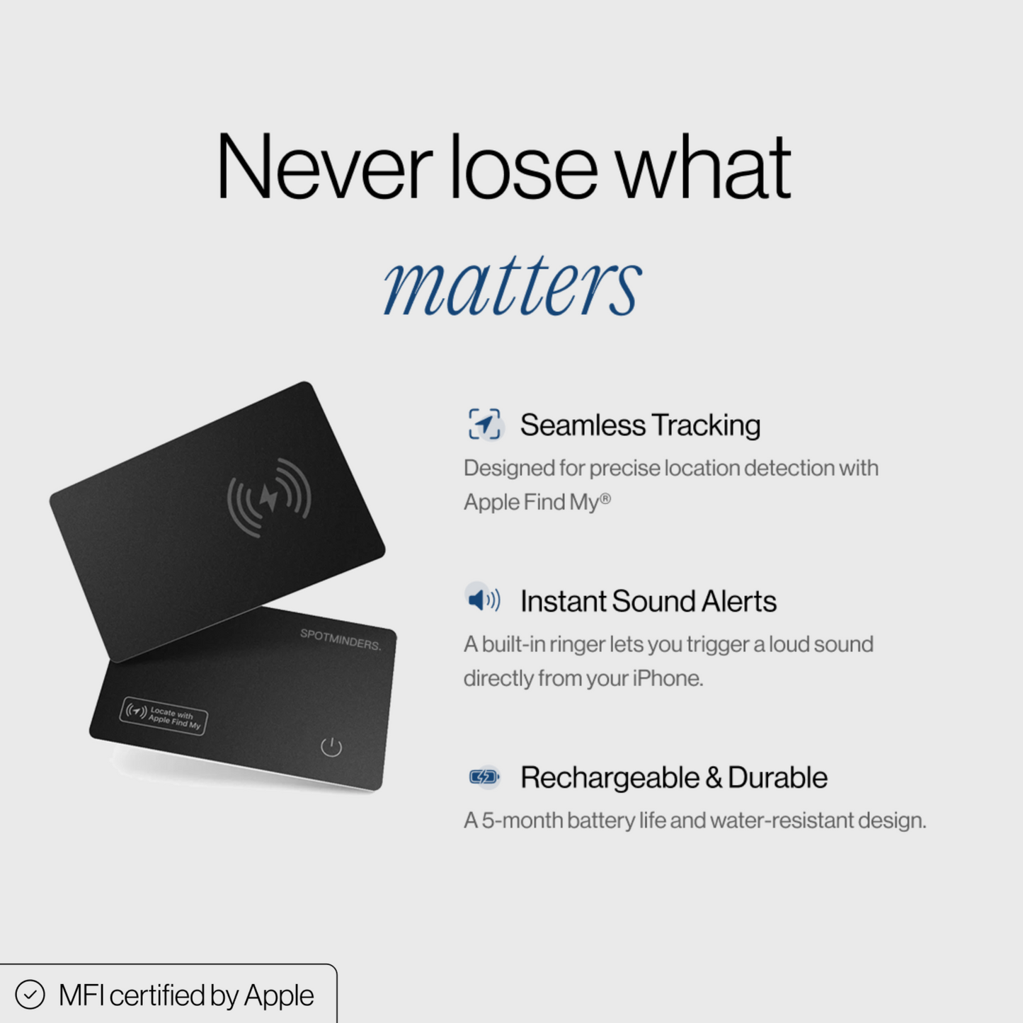 Findra™ – Smart Bluetooth-kort för att aldrig tappa bort det viktiga