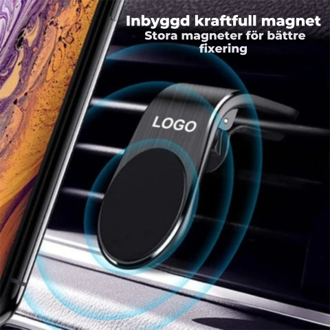 Kompakt Magnetisk Telefonhållare – Säker och Stilren Körning