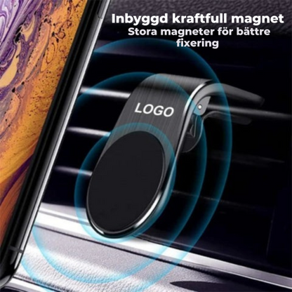 Kompakt Magnetisk Telefonhållare – Säker och Stilren Körning