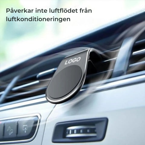 Kompakt Magnetisk Telefonhållare – Säker och Stilren Körning