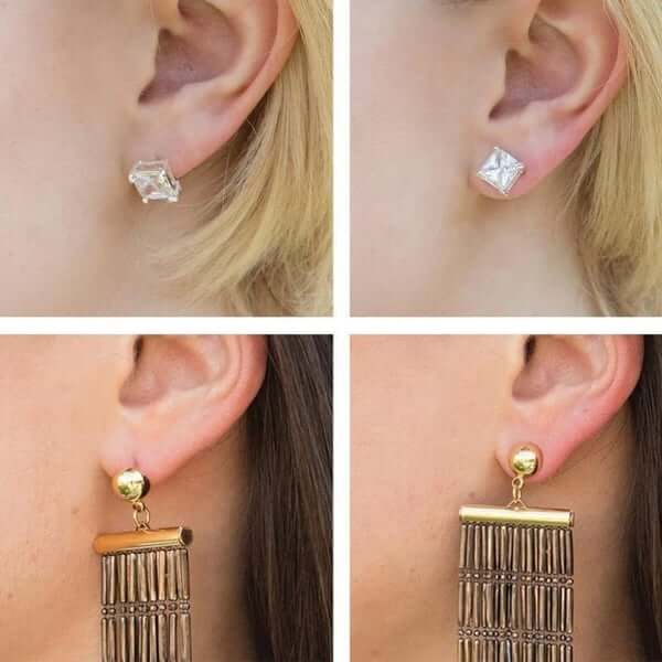 Earcéline™ – Den dolda lösningen för hängande örhängen