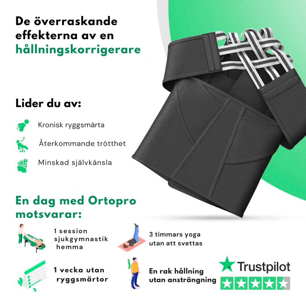 OrthoPro™ – För en rak rygg och smärtfri hållning