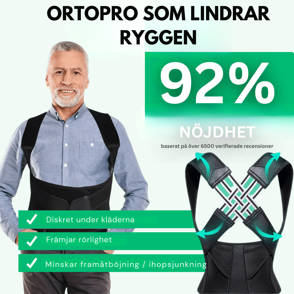 OrthoPro™ – För en rak rygg och smärtfri hållning
